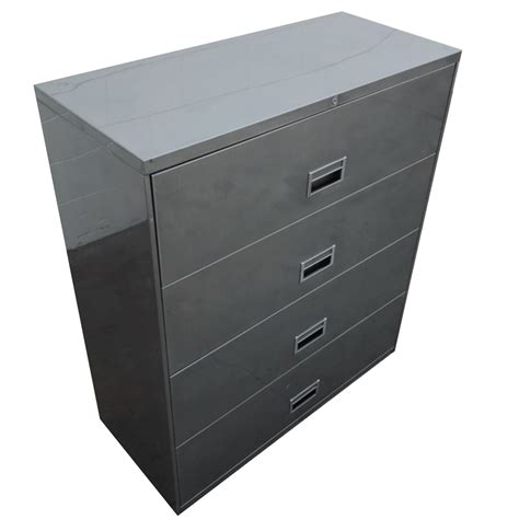 grade a steel age file cabinet|Vintage Steel Lateral File Cabinet .